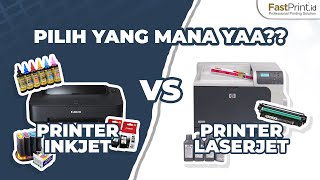 5 Perbedaan Printer Inkjet VS Laserjet Pilih yang Mana Yaa [upl. by Wynny]