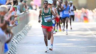 Ethiopians Tamirat Tola wins Mens Marathon Olympics Paris 2024 for Ethiopia Gold  Tamirat Tola [upl. by Sayce]