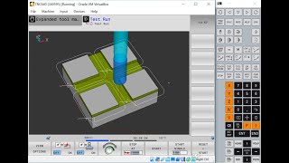 Heidenhain TNC640 Getting Started  CoordinateTransformations  DATUM SHIFT Cycle 7  Tutorial 1 [upl. by Norat160]