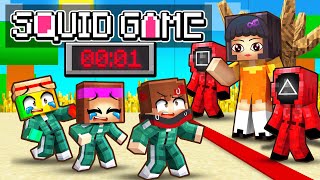 Participer au vrai Jeu SQUID GAME sur Minecraft [upl. by Yvi]