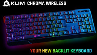 KLIM Chroma Wireless Keyboard 2021  PS4 Mac  NEW 2021 VERSION  Mechanical Keyboard for Laptop [upl. by Amena911]