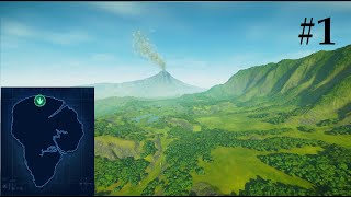 Claires Sanctuary Playthrough No Commentary  Mission 1  Jurassic World Evolution [upl. by Melitta645]