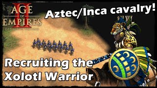 The Xolotl Warrior How to Get the New AztecInca Cavalry unit  Age of Empires 2 Definitive Edition [upl. by Arella29]