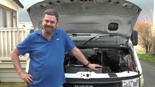 Iveco Spring Service  Oil Change Air Filter Change amp New Coolant [upl. by Abrahan]