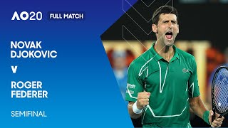 Novak Djokovic v Roger Federer Full Match  Australian Open 2020 Semifinal [upl. by Anrak587]