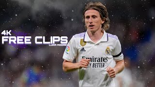 LUKA MODRIC • FREE CLIPS NO WATERMARK • 4K 60FPS [upl. by Ahsikam]