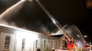 Großbrand in der Galvanik im WielandWerk in Vöhringen [upl. by Rosemonde]