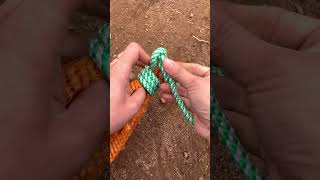 Aunt Hu teaches practical knots for tent cloth corner knots knots practical tips [upl. by Yrrehc]