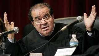 Justice Scalia Must be listening to the Hartmann Program [upl. by Ynabla238]