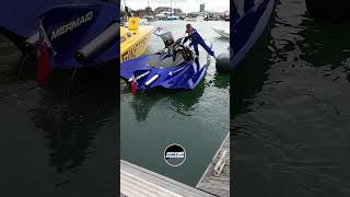 Wight Offshore pulls out at the Solent 80 offshoreracing powerboats ukopra batboat [upl. by Beghtol]