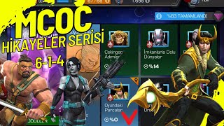 MCOC HKAYELER 614  OYUNDAKİ PARÇALAR  KOLAY YOL [upl. by Eissirc44]