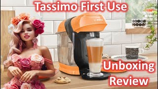 Tassimo Style Coffee Machine first use Unboxing amp Review How to use [upl. by Nichols]