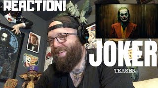 JOKER 2019 TEASER TRAILER REACTION TODD PHILLIPS  JOAQUIN PHOENIX [upl. by Elleirad]