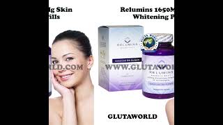 GlutaWorld Relumins 1650Mg Skin Whitening Pills [upl. by Saleme]