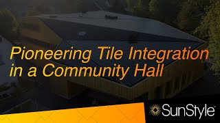 Innovative Solar Tile Integration in Arlesheim’s Community Hall [upl. by Toomay]