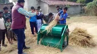 Krishi Usha Power Operated Paddy Thresher [upl. by Germain]