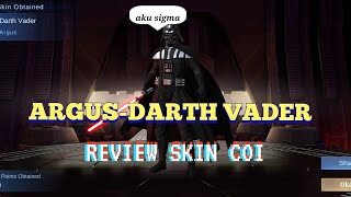 Review Skin Argus Star Wars AUTO MVP Mobile Legends [upl. by Phillie320]