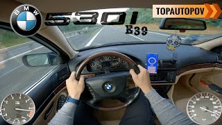 BMW 530i E39 170kW 103 4K60 TEST DRIVE POV – I6 Sound Acceleration amp Engine [upl. by Sucirdor816]