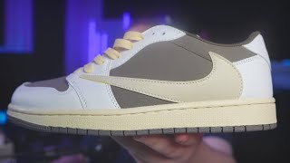 Jordan 1 Low Travis Scott quotReverse Mochaquot Review  DHGate Shoes Review  Is DHGate a SCAM [upl. by Merill]