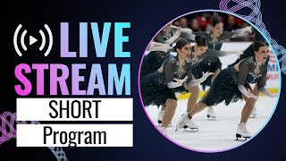 LIVE  Short Program  ISU World Synchronized Skating Championships  Zagreb 2024  WorldSynchro [upl. by Shwalb989]