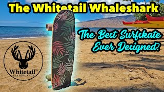 The Cinderella Surfskate Deck Review of the Whitetail Whaleshark surf skate [upl. by Jelks388]