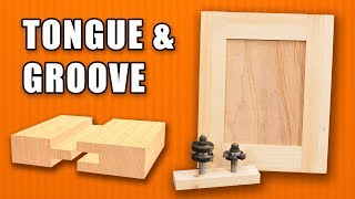 Tongue and Groove  Rail and Stile Router Bits  Shaker Style Doors Making [upl. by Atilrep732]