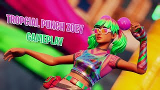 Tropical Punch Zoey Gameplay  Fortnite [upl. by Zzahc630]