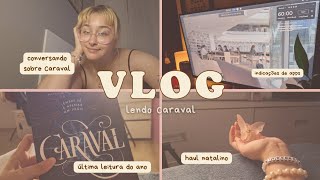 vlog de leitura  lifeat áµŽáµŽ lendo Caraval à­§ â€§ËšðŸ° [upl. by Claudette]