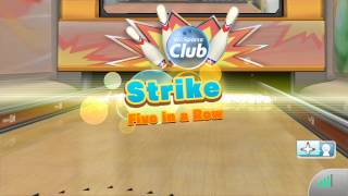 Wii Sports Club  100 Pin Bowling 3player online HD Gameplay [upl. by Gearard]