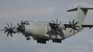 4K A400M Atlas Spanish Air Force Display  Festa al Cel 2019  Saturday [upl. by Lladnar]