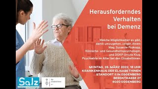 Herausforderndes Verhalten bei Demenz [upl. by Collette]