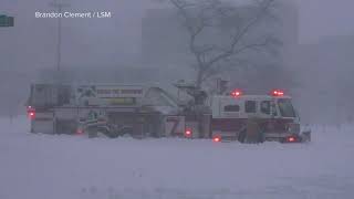 Winter storm delivers power outages snarled travel and frigid temperatures on Christmas Day [upl. by Rehsa299]