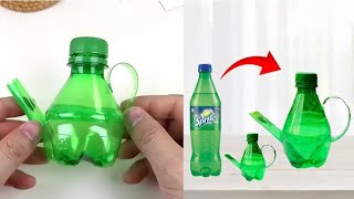 How to make kettle frome waste bottleplastic bottle craft ideas Make kettle frome waste bottle [upl. by Ayiram]