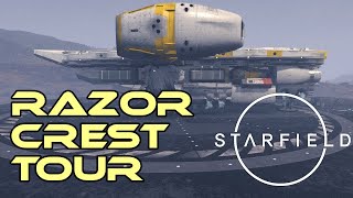 Razor Crest Tour with Parts Guide Starfield [upl. by Edita]