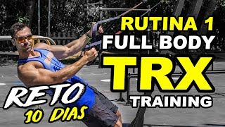 🔴 ➤ RUTINA TRX FULLBODY  RETO TRX TRAINING 10 DIAS  PRINCIPIANTES [upl. by Enahc]