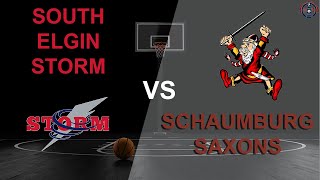 3 2023 WINTER STORM MADNESS  South Elgin vs Schaumburg  Boys Varsity Basketball [upl. by Haididej]