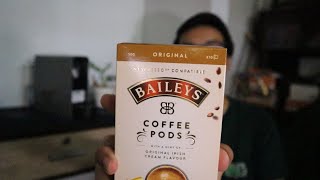 Irish Coffee Cream Review Baileys Pods  Compatible with Nespresso [upl. by Levesque]