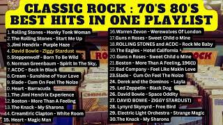 Classic Rock  70S 80S Best Hits in One Playlist [upl. by Burrus]