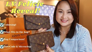 LOUIS VUITTON Felicie Pochette Unboxing and Reveal [upl. by Arem845]