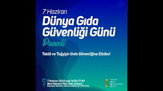 Dünya Gıda Güvenliği Günü Paneli 2024 [upl. by Foote]