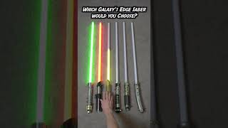 Which Galaxys Edge Lightsaber Would You Choose [upl. by Ahseinaj]