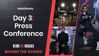 Fight Week Day 3 Benn vs Vargas Courtenay vs Bridges  Press Conference Behind The Scenes [upl. by Esserac224]