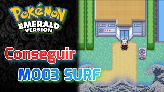 Como conseguir la MO03 Surf en Pokémon Esmeralda [upl. by Garey773]