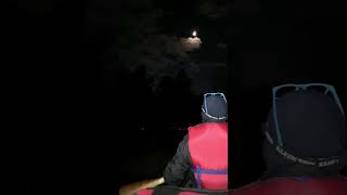 Canoeing by the moonlight 🌙 🛶 canoeing camping [upl. by Lav]