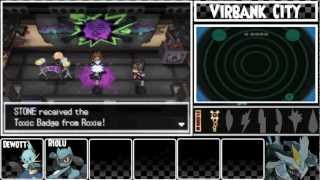 Pokemon Black 2 Walkthrough Part6  Gym Leader Roxie 2nd Gym [upl. by Wiltshire]