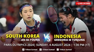 🔴LIVE SCORE  An Seyoung KOR vs Gregoria Mariska Tunjung INA  PARIS 2024 [upl. by Erline957]