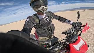 ADVRider Rally Pahrump  Day 1  Drylake shenanigans and a date shake [upl. by Nairadas]