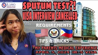 Visa Interview Cancelled  Sputum Test  Update Parents Petition  Tips on Interview Scheduling [upl. by Behre]