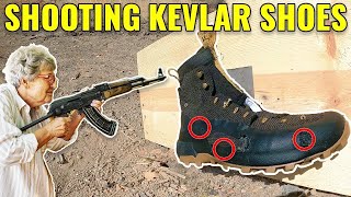 Are indestructible kevlar shoes bulletproof Naglev Combat [upl. by Werd]