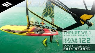 2018 Naish Thrust WS 1 Foil amp Hover 122 Foilboard [upl. by Shannen]